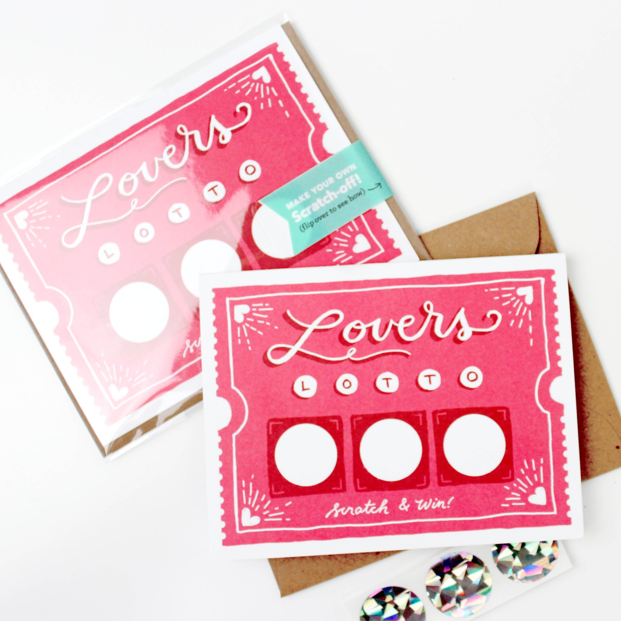 Lover's Lotto Scratch-off Card – Inklings Paperie