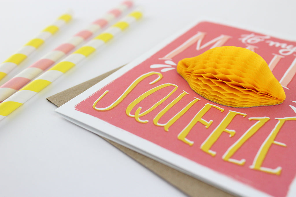 Lemon Pop-up Card - Inklings Paperie