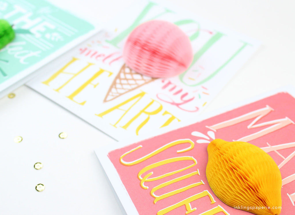 Lemon Pop-up Card - Inklings Paperie