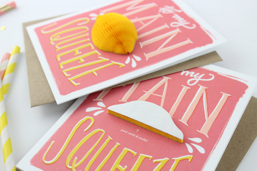 Lemon Pop-up Card - Inklings Paperie