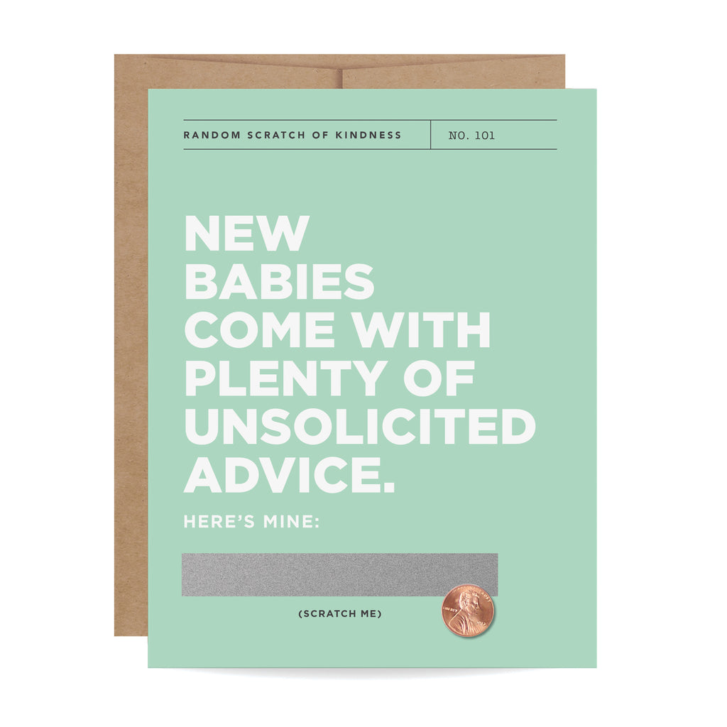 New Babies Scratch-off Card - Inklings Paperie