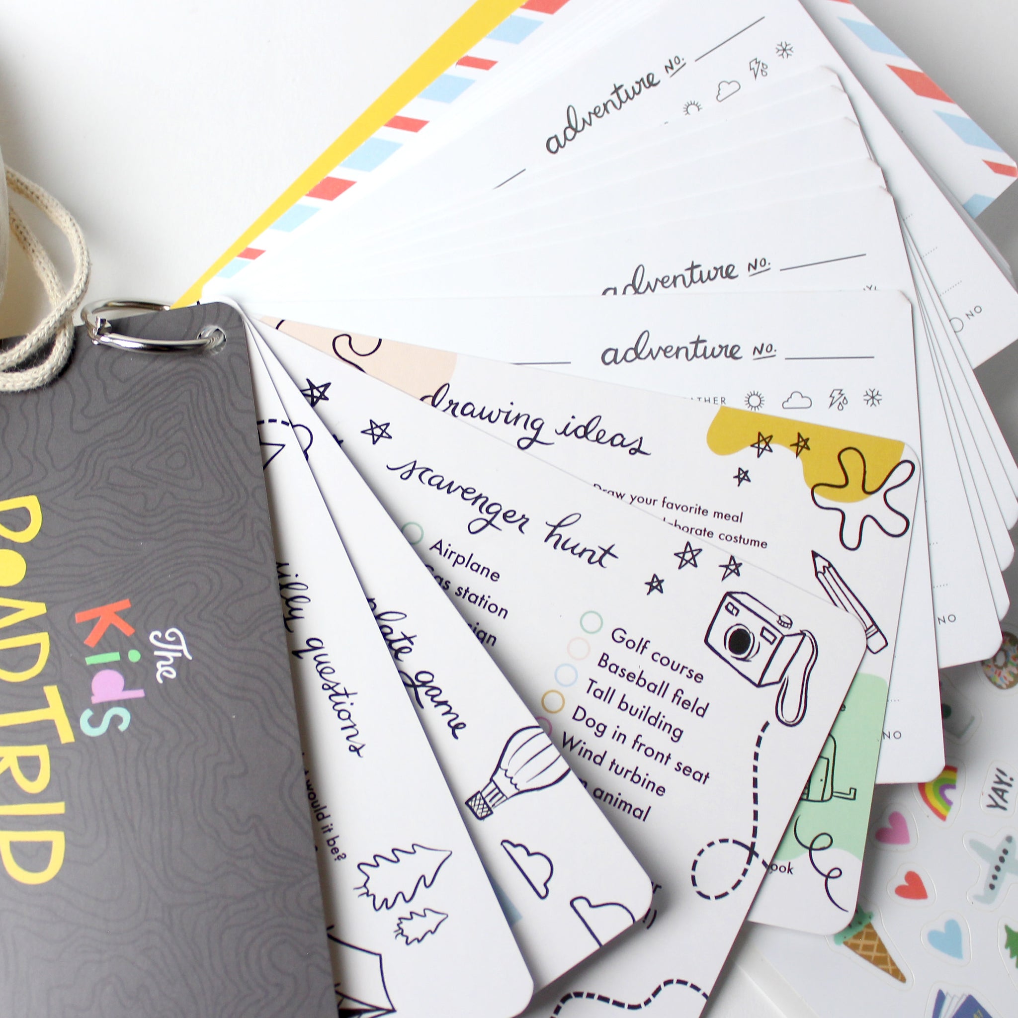 Kids Adventure Color-In Postcard Kit – Inklings Paperie