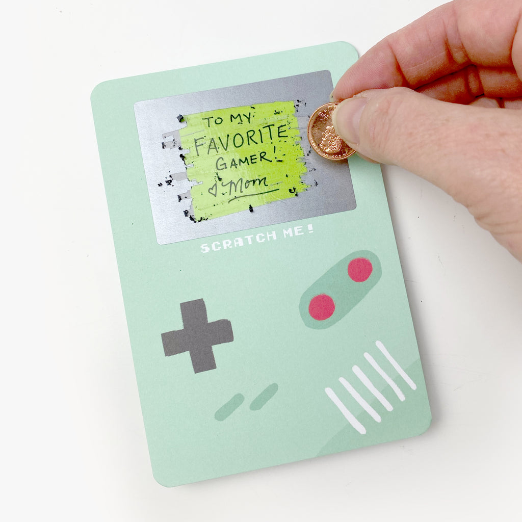 Scratch-off Gamer Valentines - Inklings Paperie
