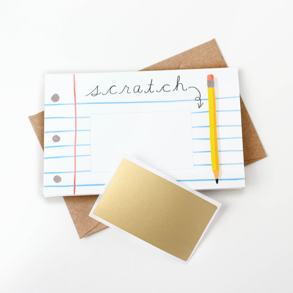 Teacher Scratch-off Mini Notes - Inklings Paperie