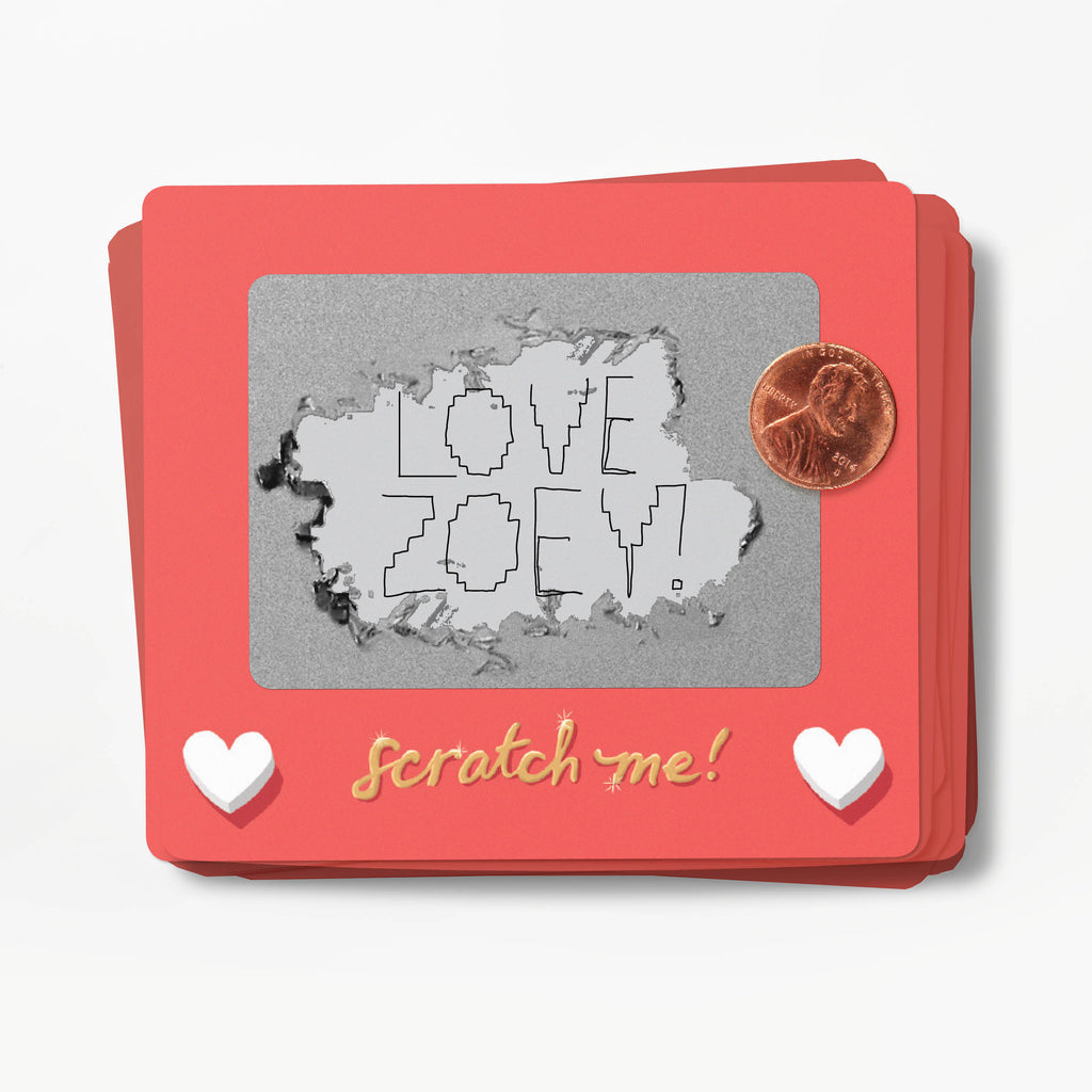 Scratch A Sketch Valentines - Inklings Paperie