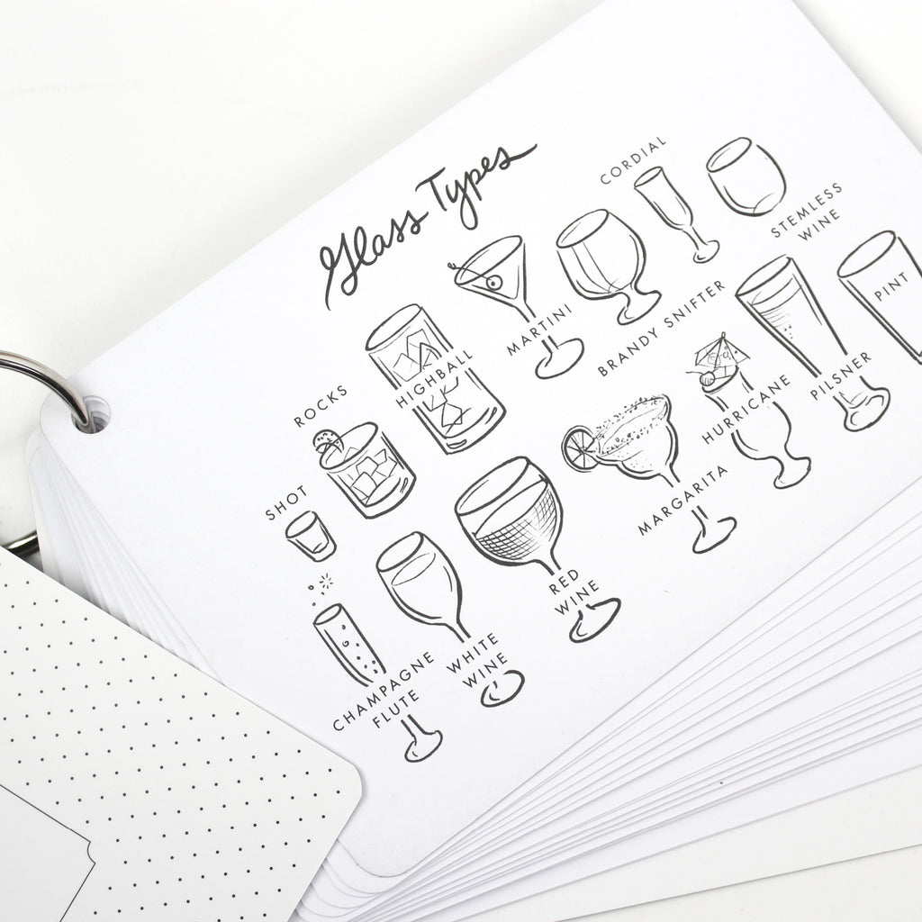 Cocktail Recipe Ring - Inklings Paperie
