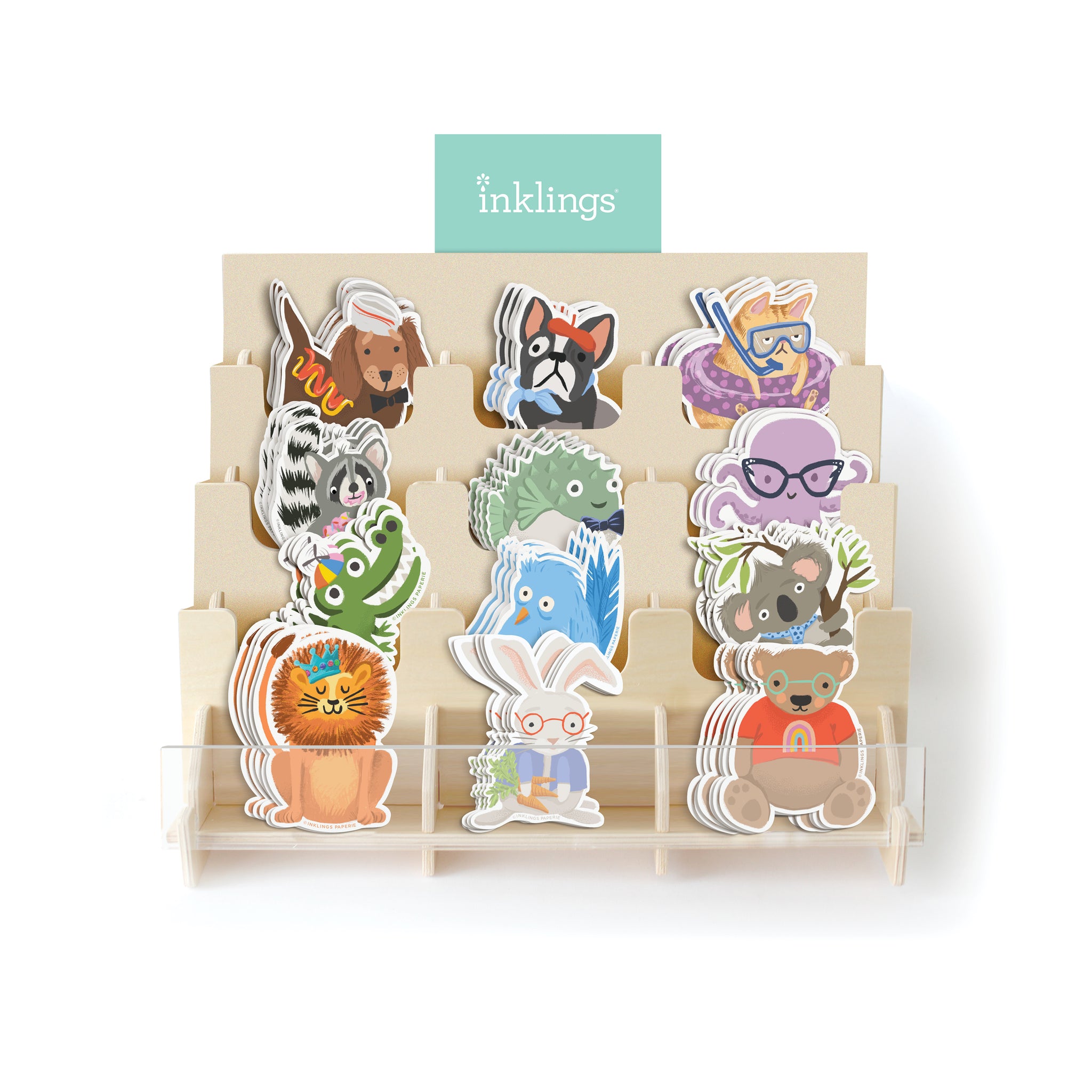 Display - Vinyl Sticker Assortment 3 (Animals) – Inklings Paperie